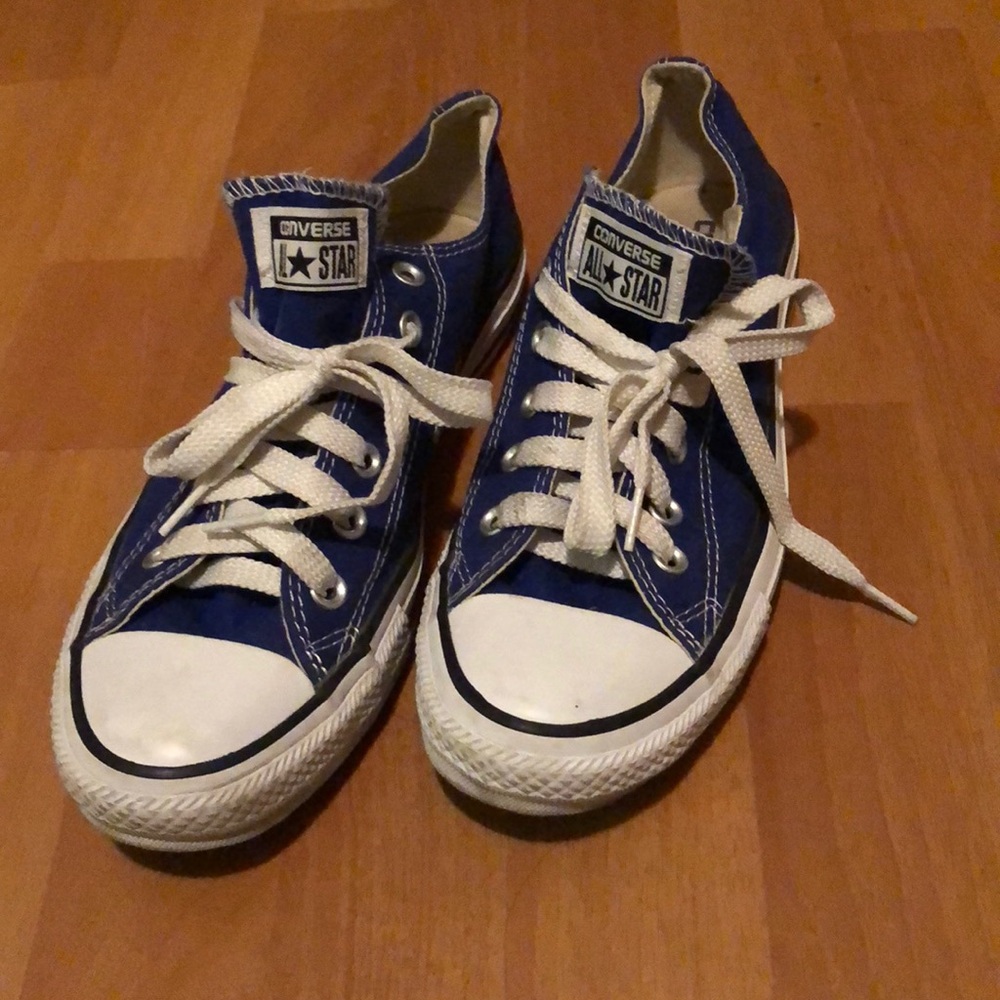 Blue Converse Sneakers